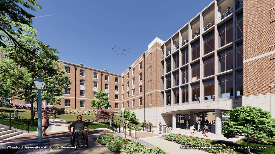 Freshman Residence Hall Elevation Center 5