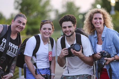 four photographers