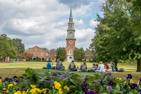 Class on the quad