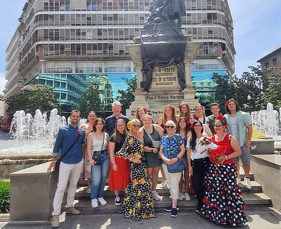 Samford students in Granada, Spain