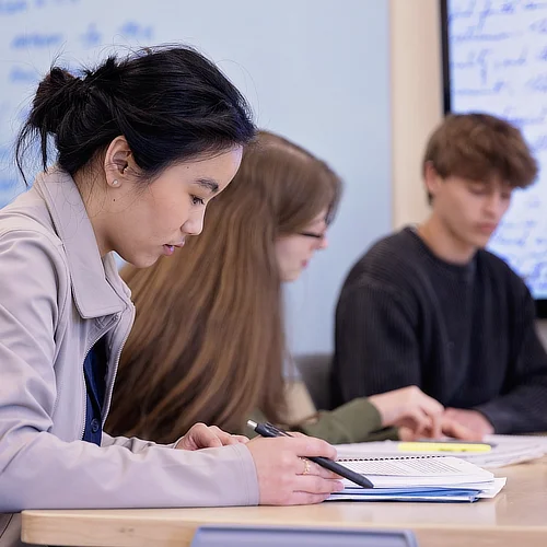 Students Studying