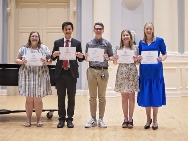 Outstanding students of the year