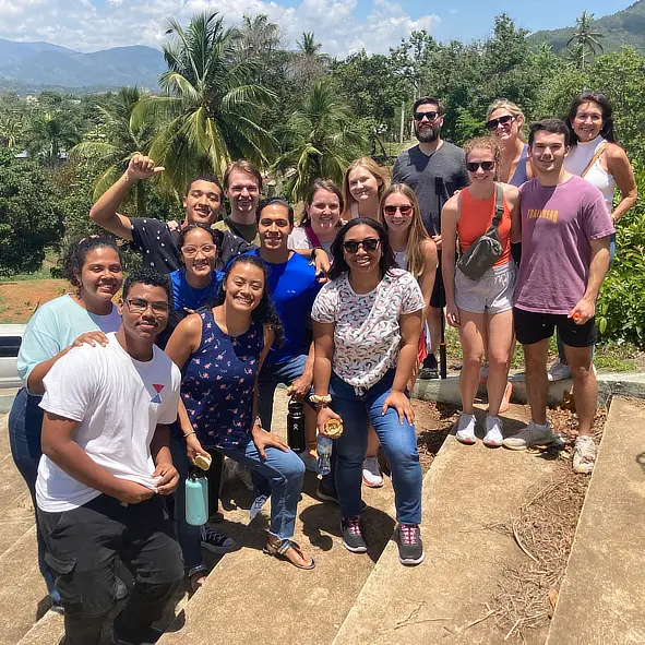 visual arts students in Dominican Republic