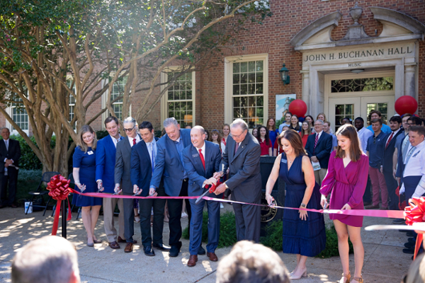 buchanan ribbon cutting two