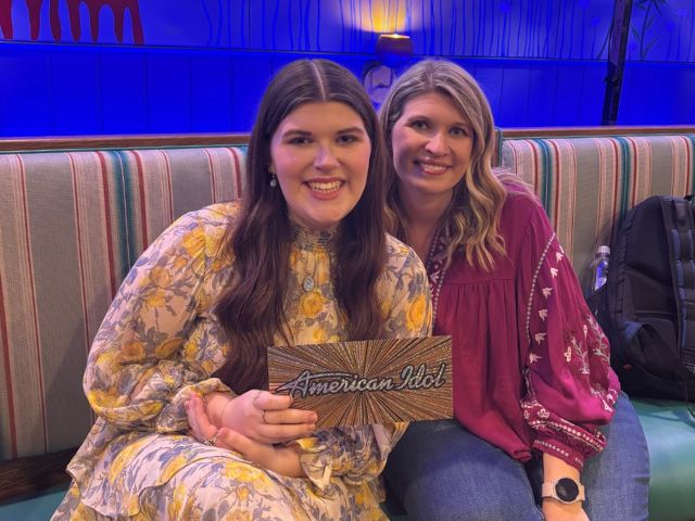 Alex Kanaday with her golden ticket