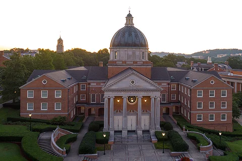 Beeson Divinity School at dusk