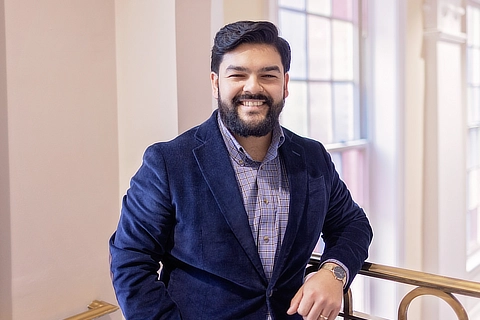 male student smiling