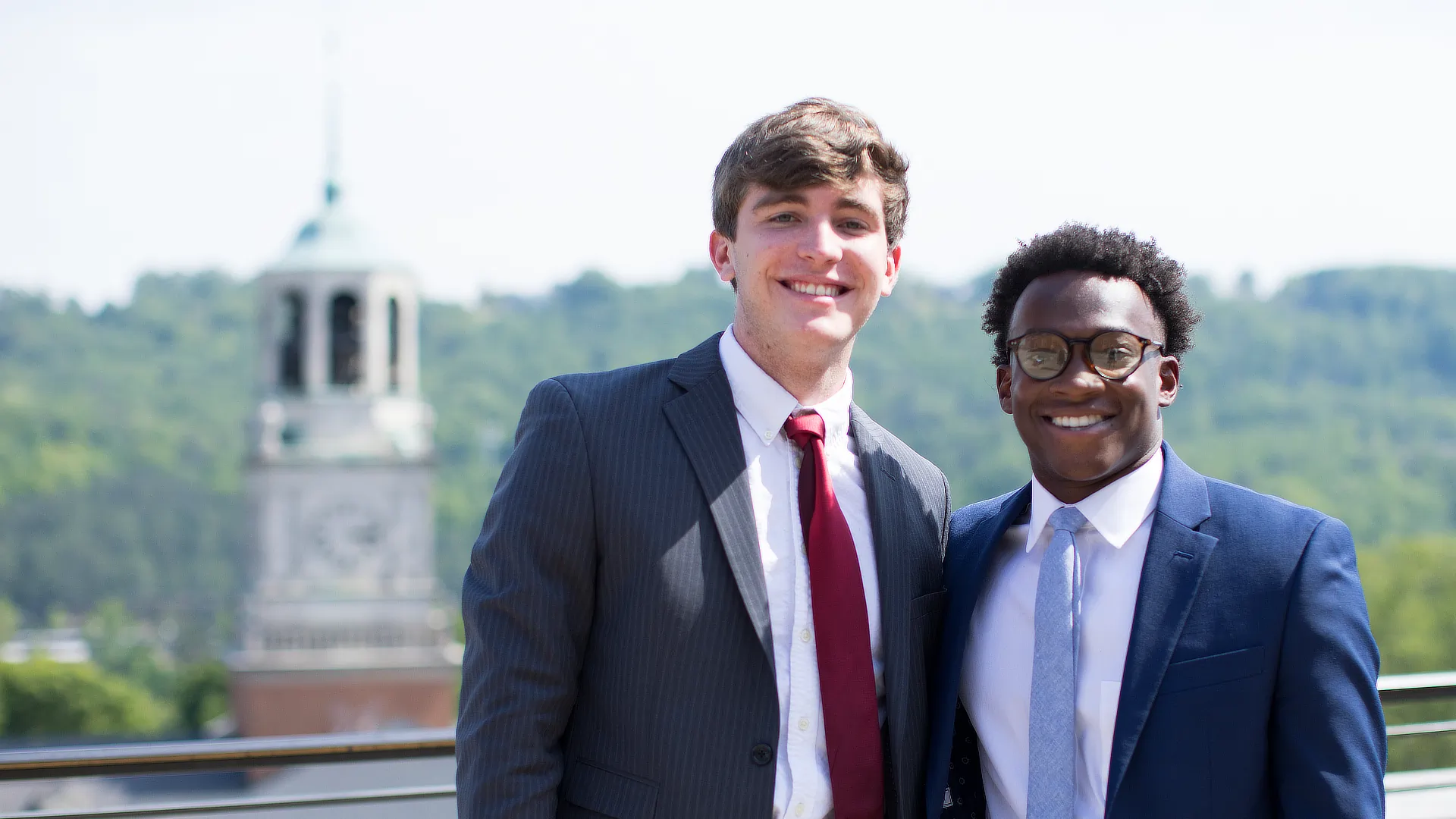 Business Students Outside