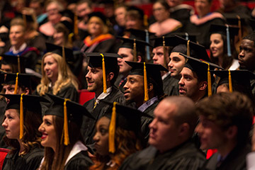 Students at Graduation