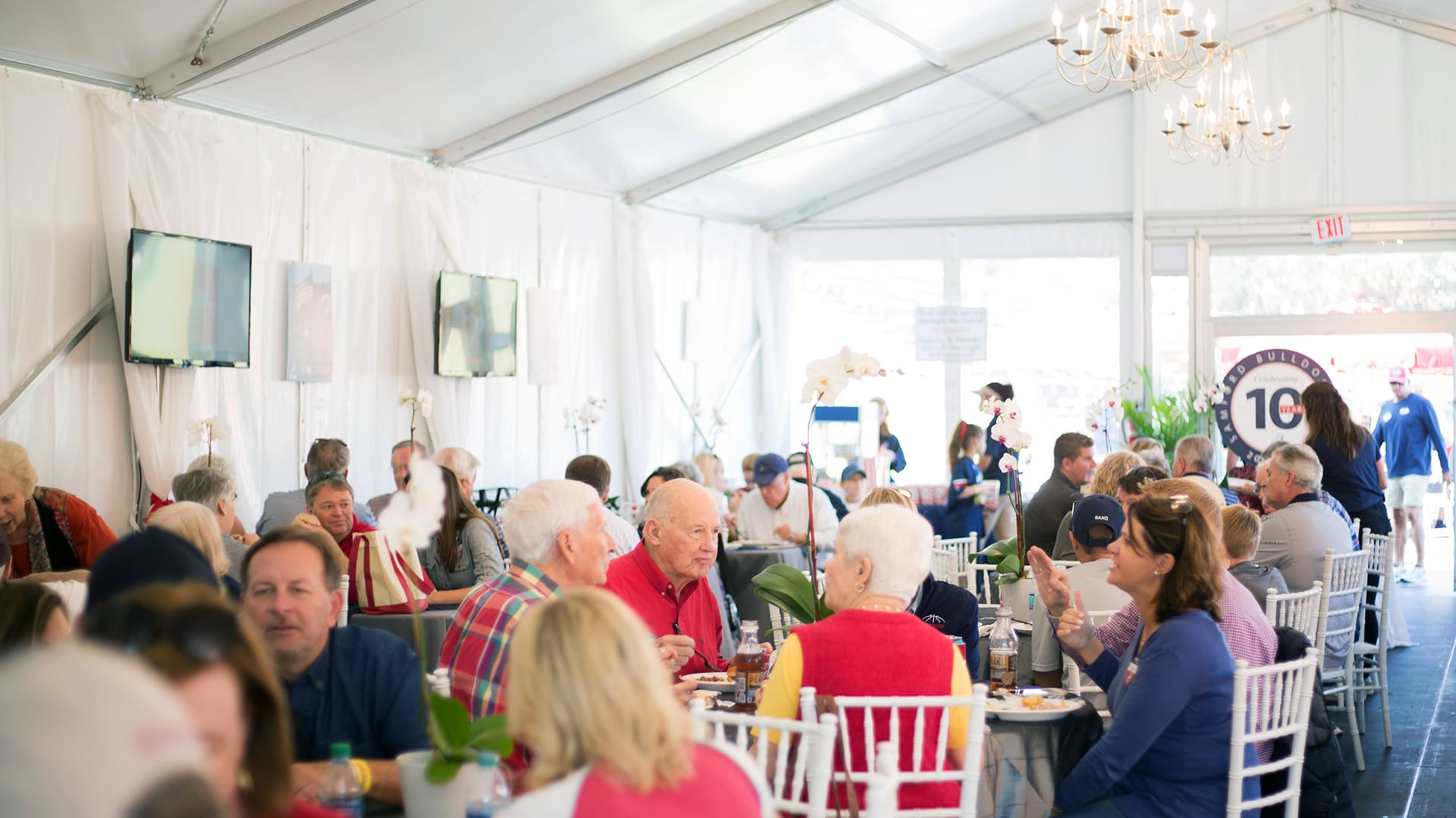 Bulldog Club Hospitality Tent