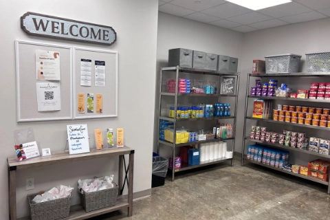 food pantry interior