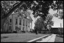 Archival photo of a building with columns