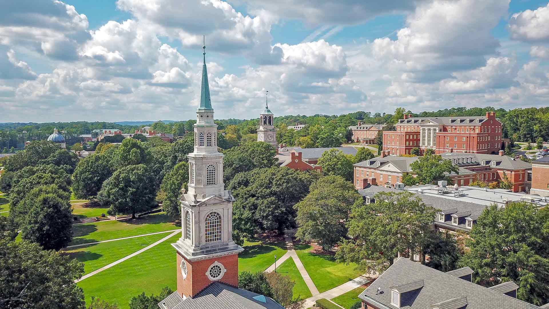 exterior drone photo