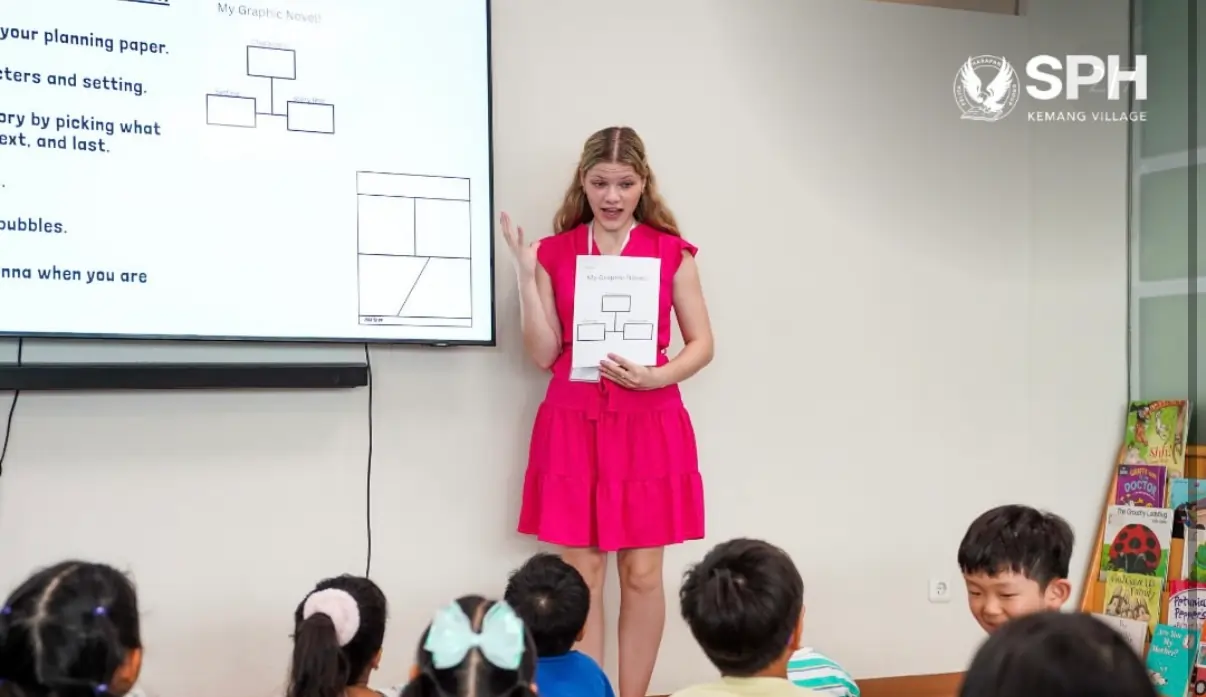 Student teaching in Indonesia