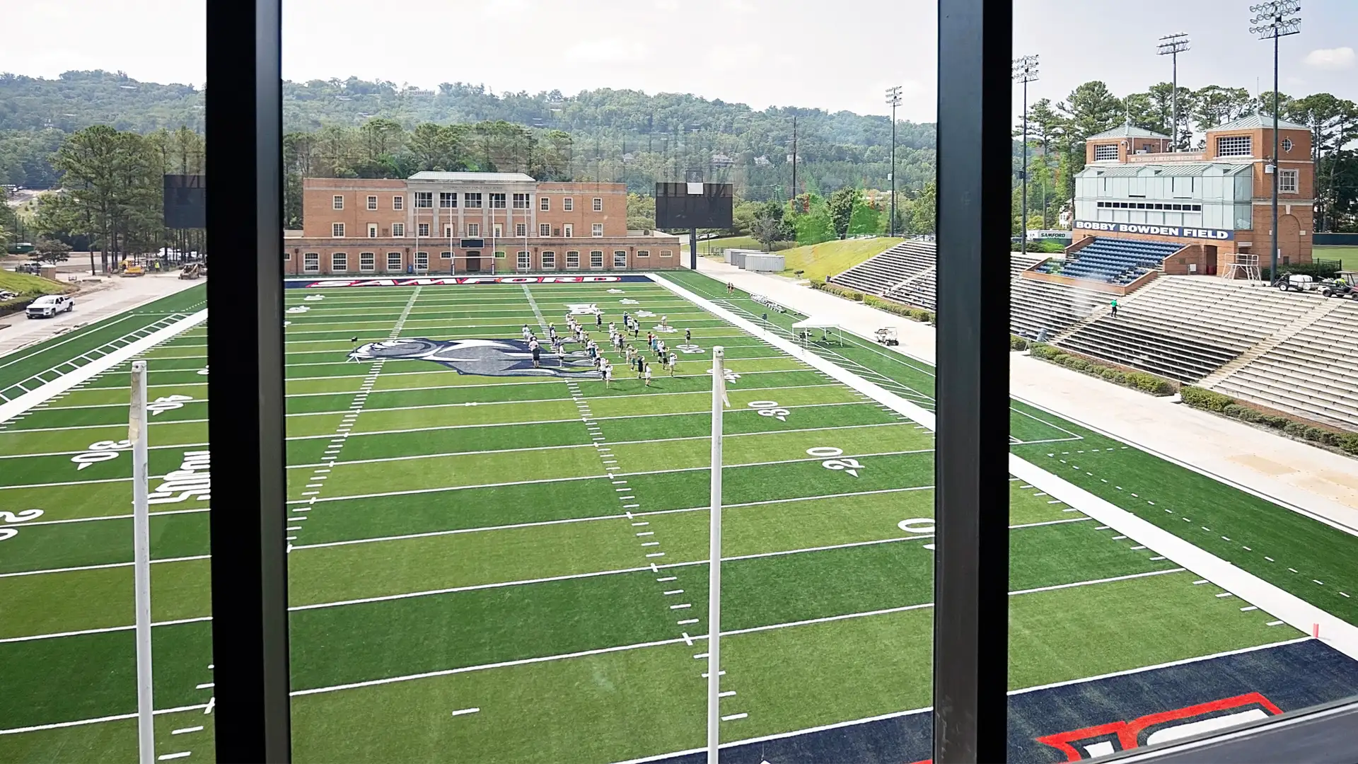 Football Field from Rec Center