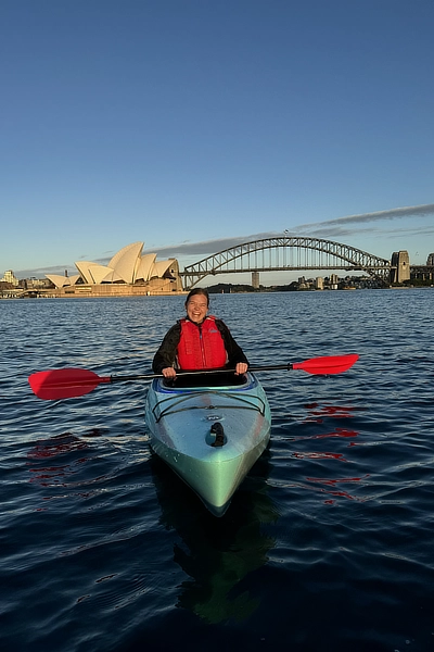 Sunrise Kayak at the Sydney Harbour