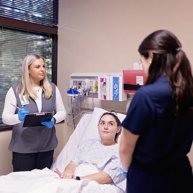 Communication Disorder Student in Hospital