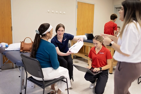 PT Students and Patient