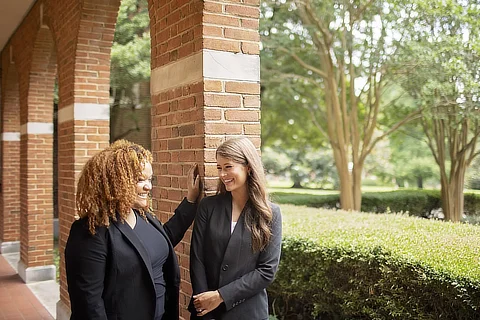 female law students chatting outside 480x3201