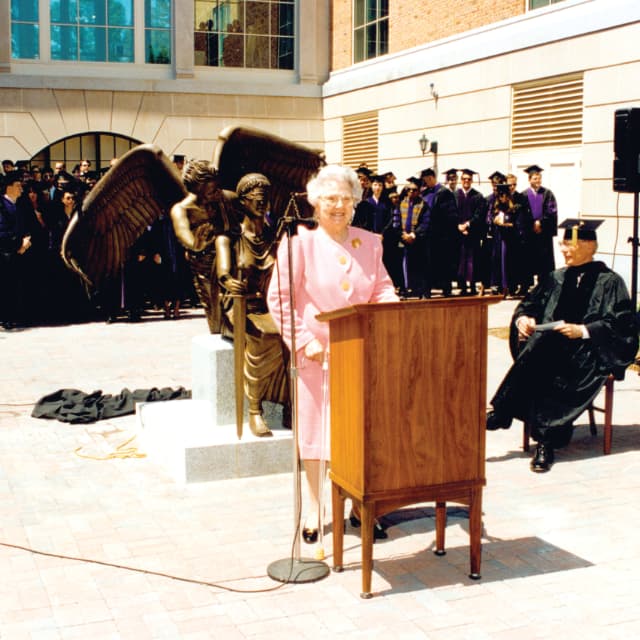 Lucille Beeson speaking