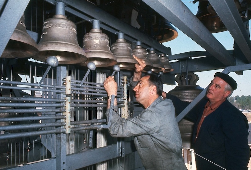 1979 Installation at Samford-belltower