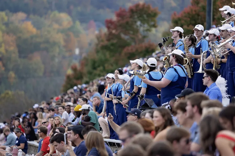 Samford band plays at homecoming