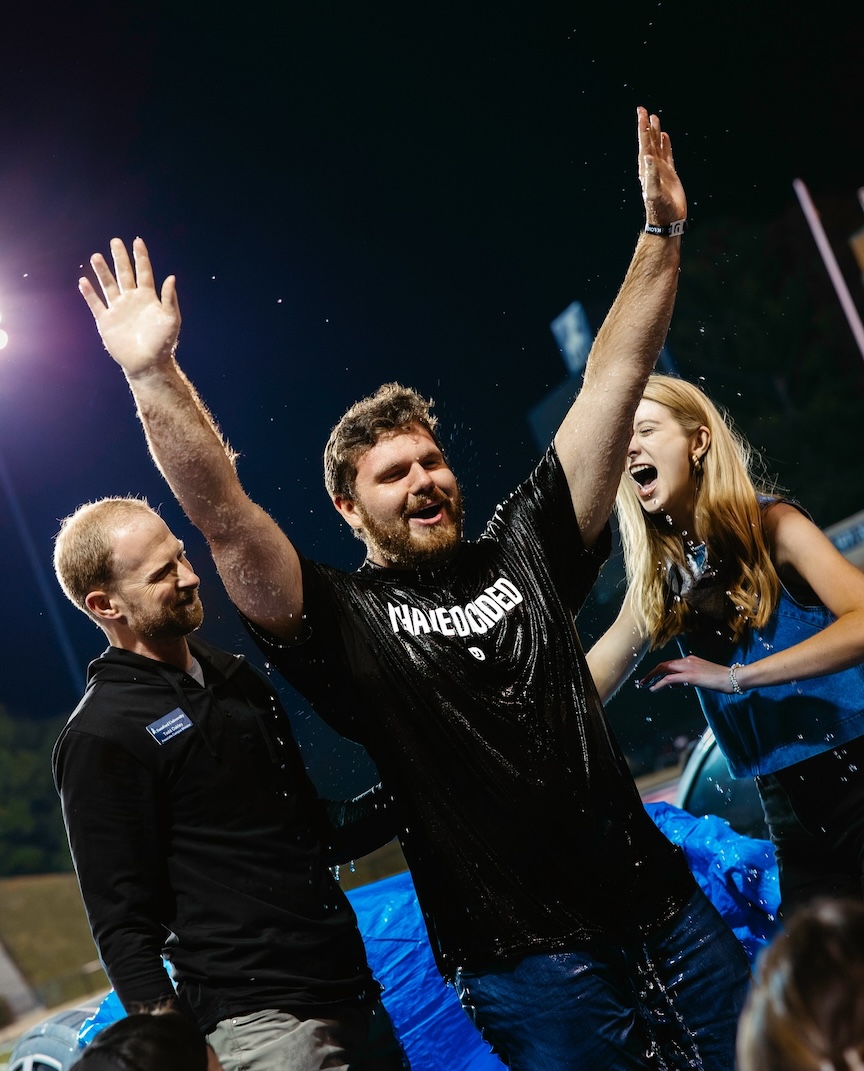 Student Baptized at Unite Samford