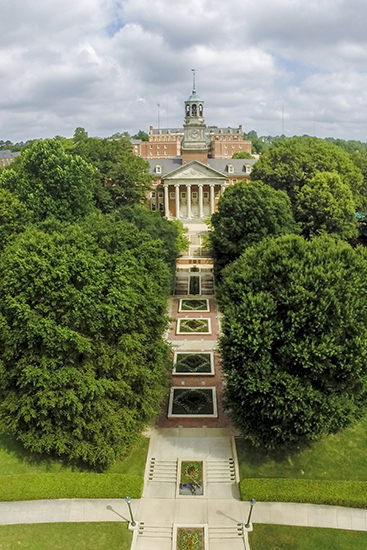 Davis Library and Centennial Walk