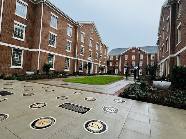Greek housing exterior Samford