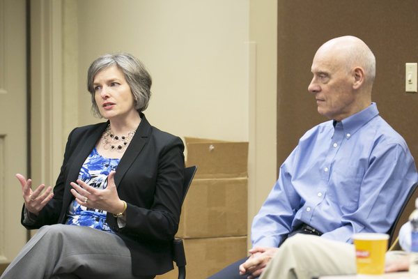 Astronomers Deborah Haarsma and John Ross