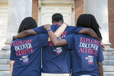 Students in the Minority Youth Science Academy