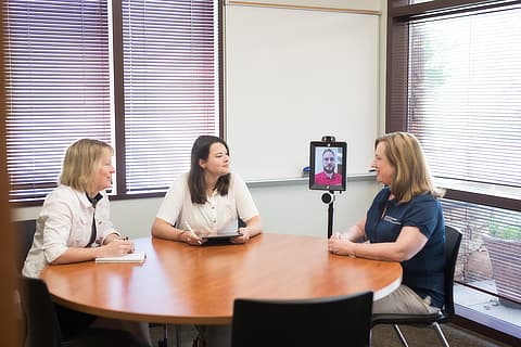 Group using telemedicine