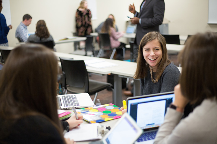 Social Work Students in Class