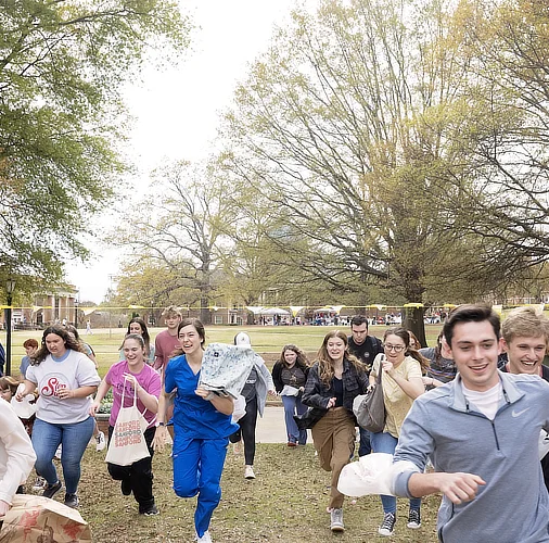 Students Dashing